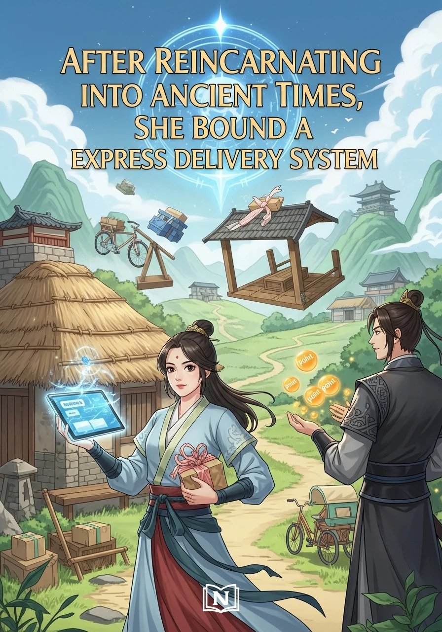 After Reincarnating into Ancient Times, She Bound a Express Delivery System Novel