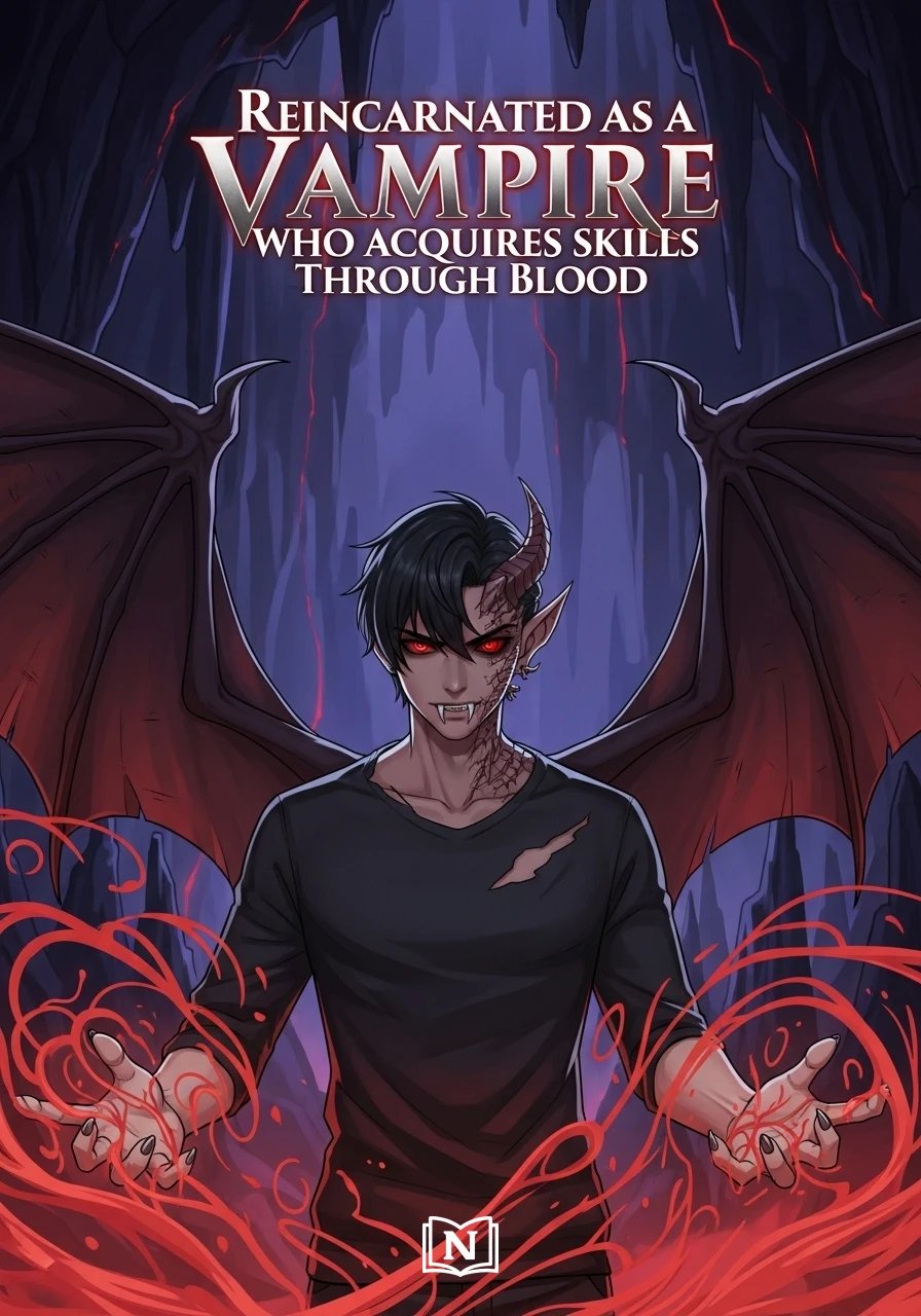 Reincarnated as a Vampire Who Acquires Skills Through Blood Novel