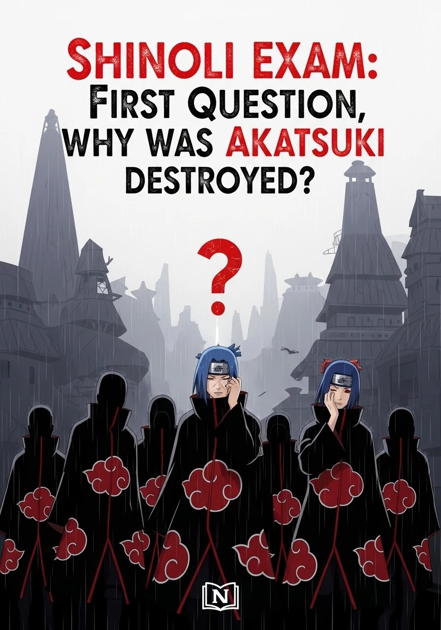 Shinobi Exam: First Question, Why Was Akatsuki Destroyed? Novel